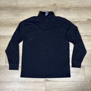 NWT Abercrombie And Fitch Essentials Black Turtleneck Extra Large Long Sleeve